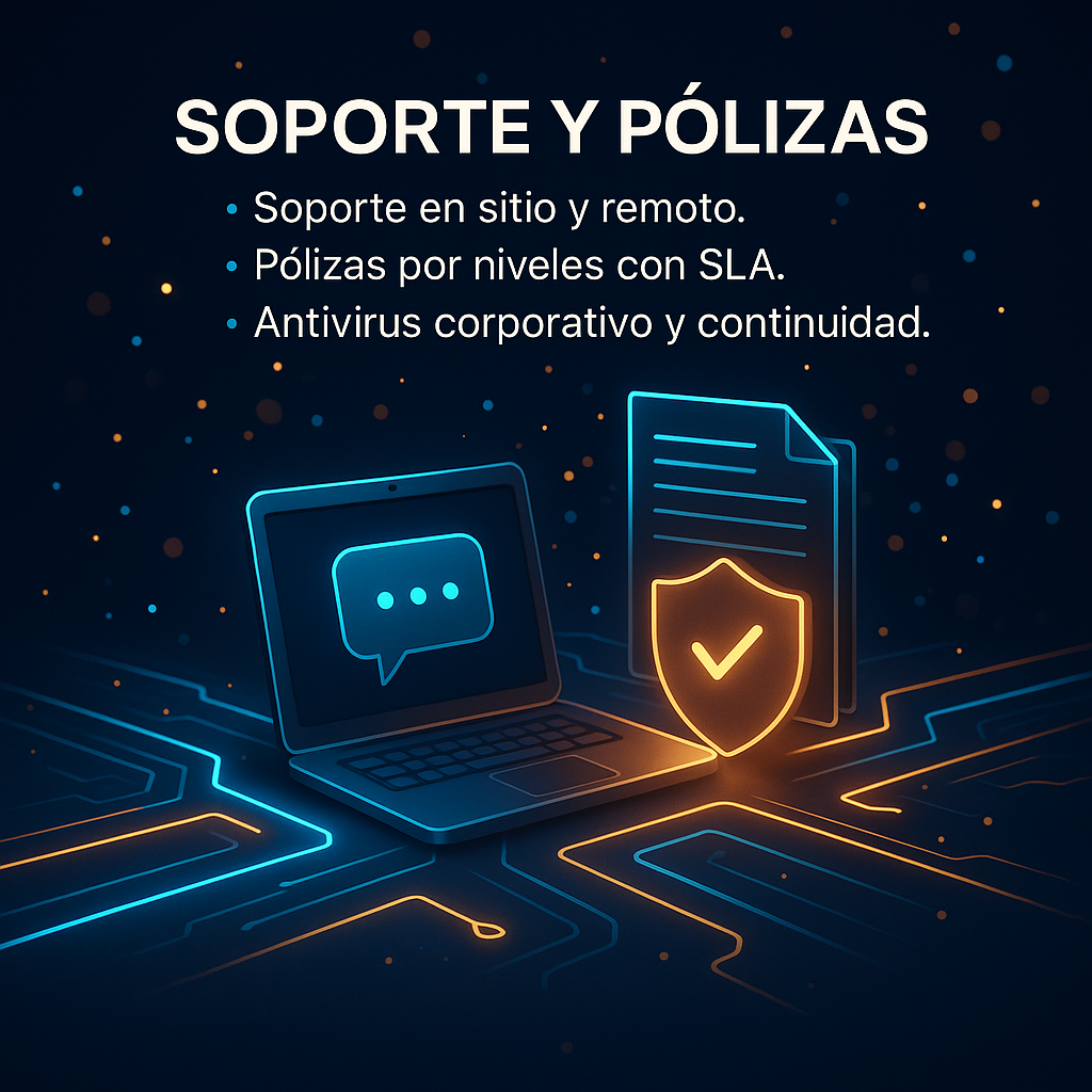 Soporte técnico y pólizas con SLA