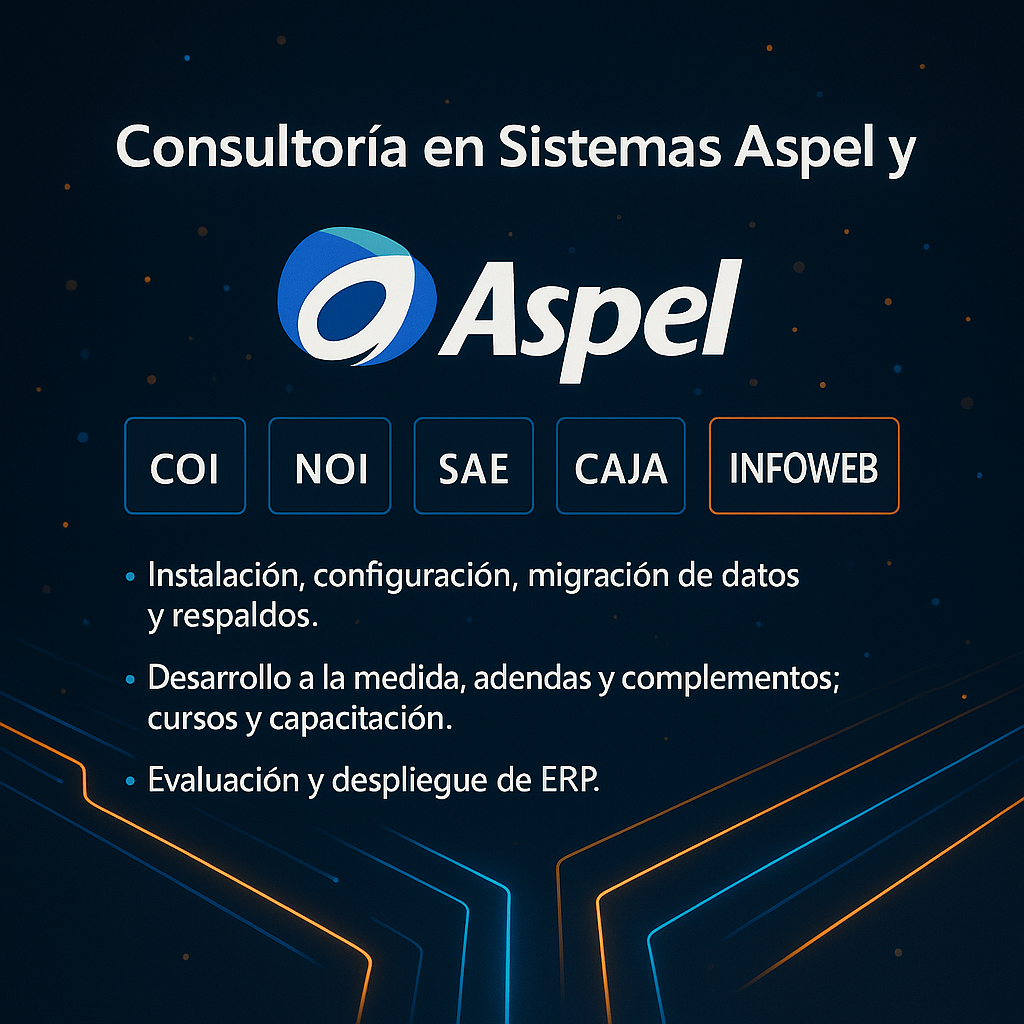 Sistemas Aspel y ERP